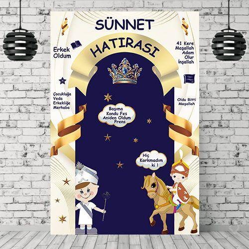 Sünnet Hatırası Afişi  100*150 cm