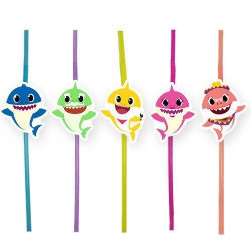 Baby Shark 10'lu Artistik Pipet