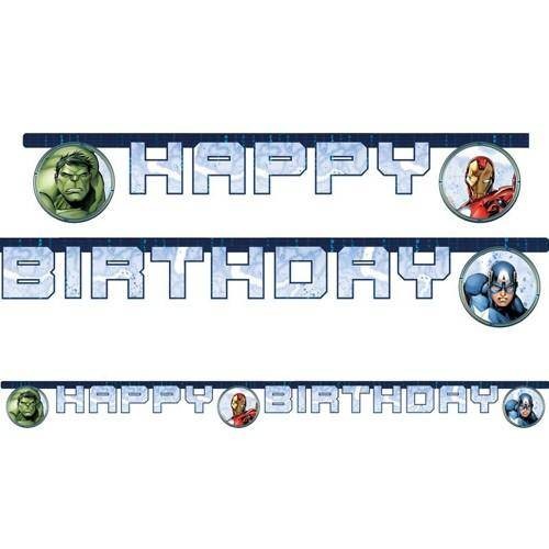 Yenilmezler Happy Birthday Yazısı (2 m.)
