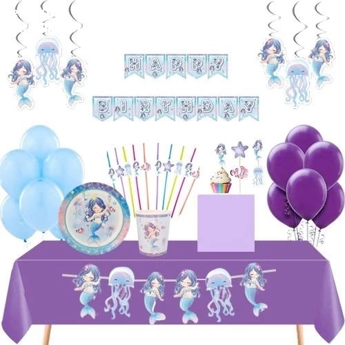Deniz Kızı Little 8 Kişilik Parti Seti