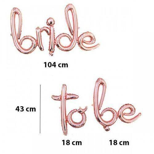 Bride To Be Folyo Balon Rose Gold (140x44 cm)