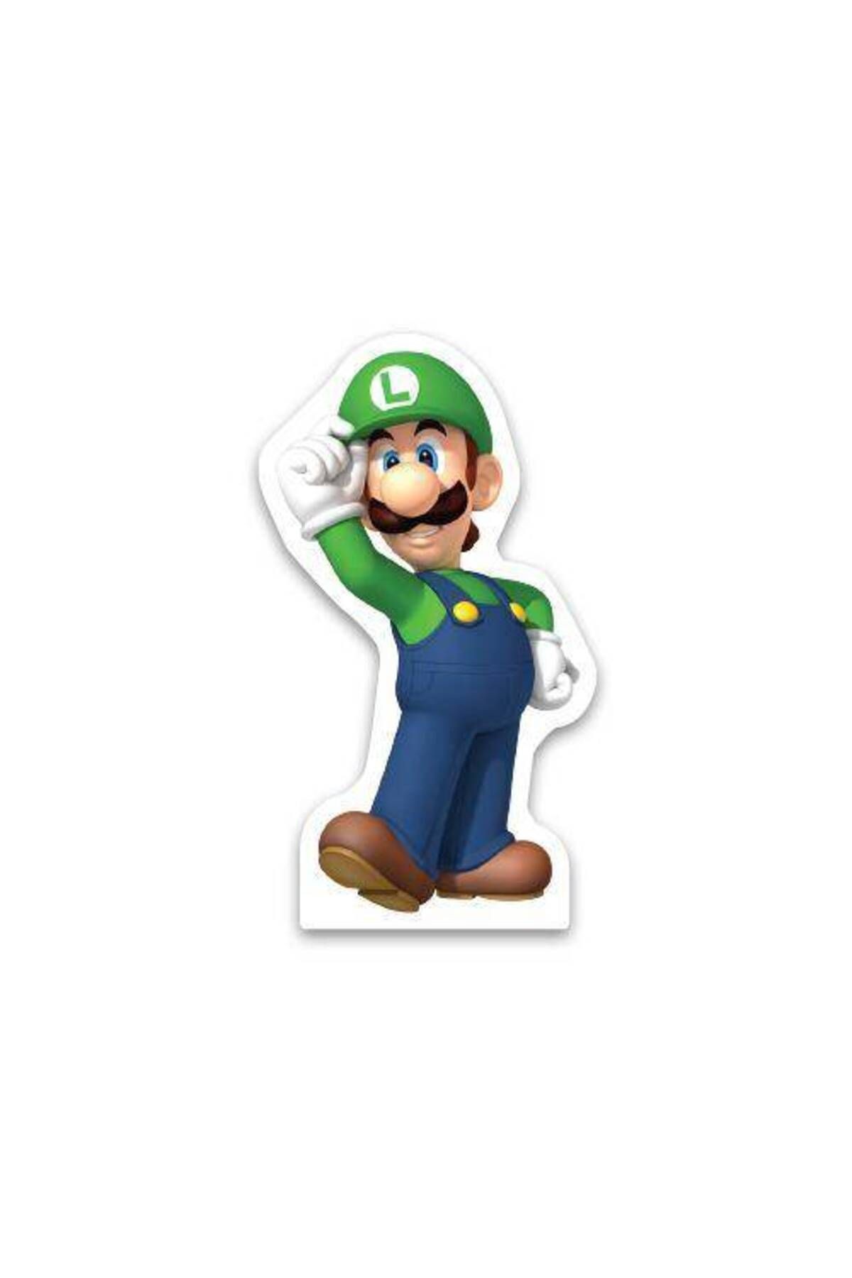 Süper Mario Luigi Ayaklı Pano 34x19 Cm