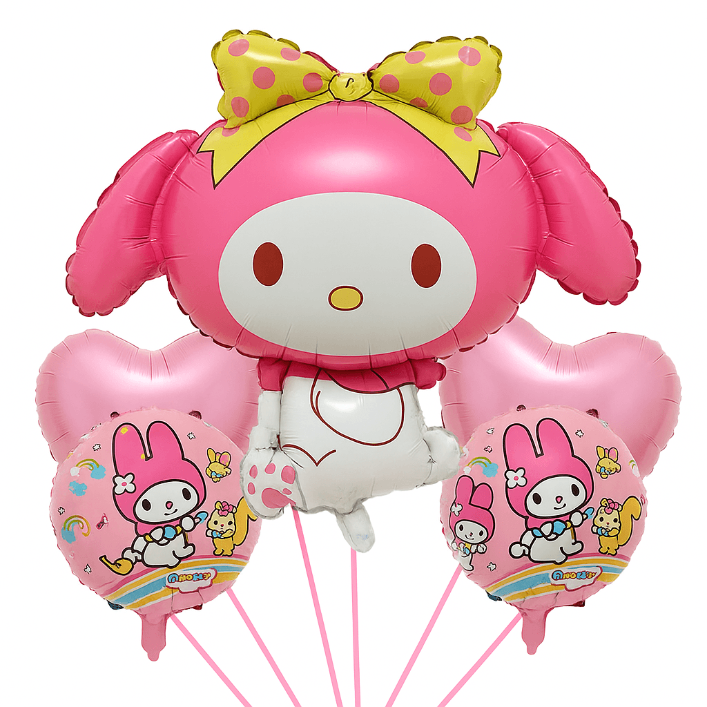 My Melody Folyo Balon Seti 5'li