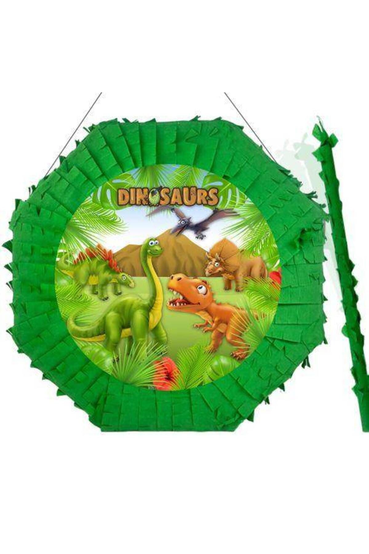 Pinyata Sevimli Dinozor 42 Cm Sopası