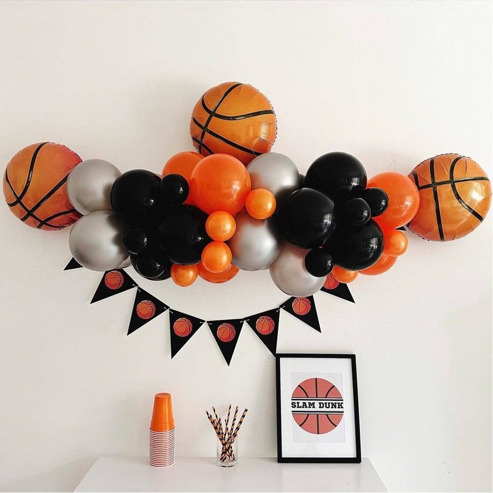 Basketbol Arka Fon Balon Zinciri
