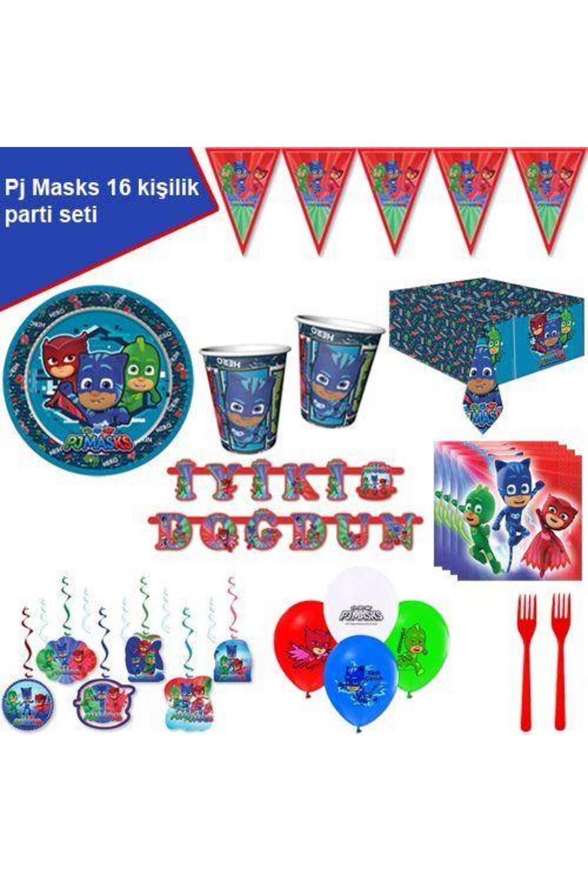Pijamaskeliler 16 Kişilik Parti Seti
