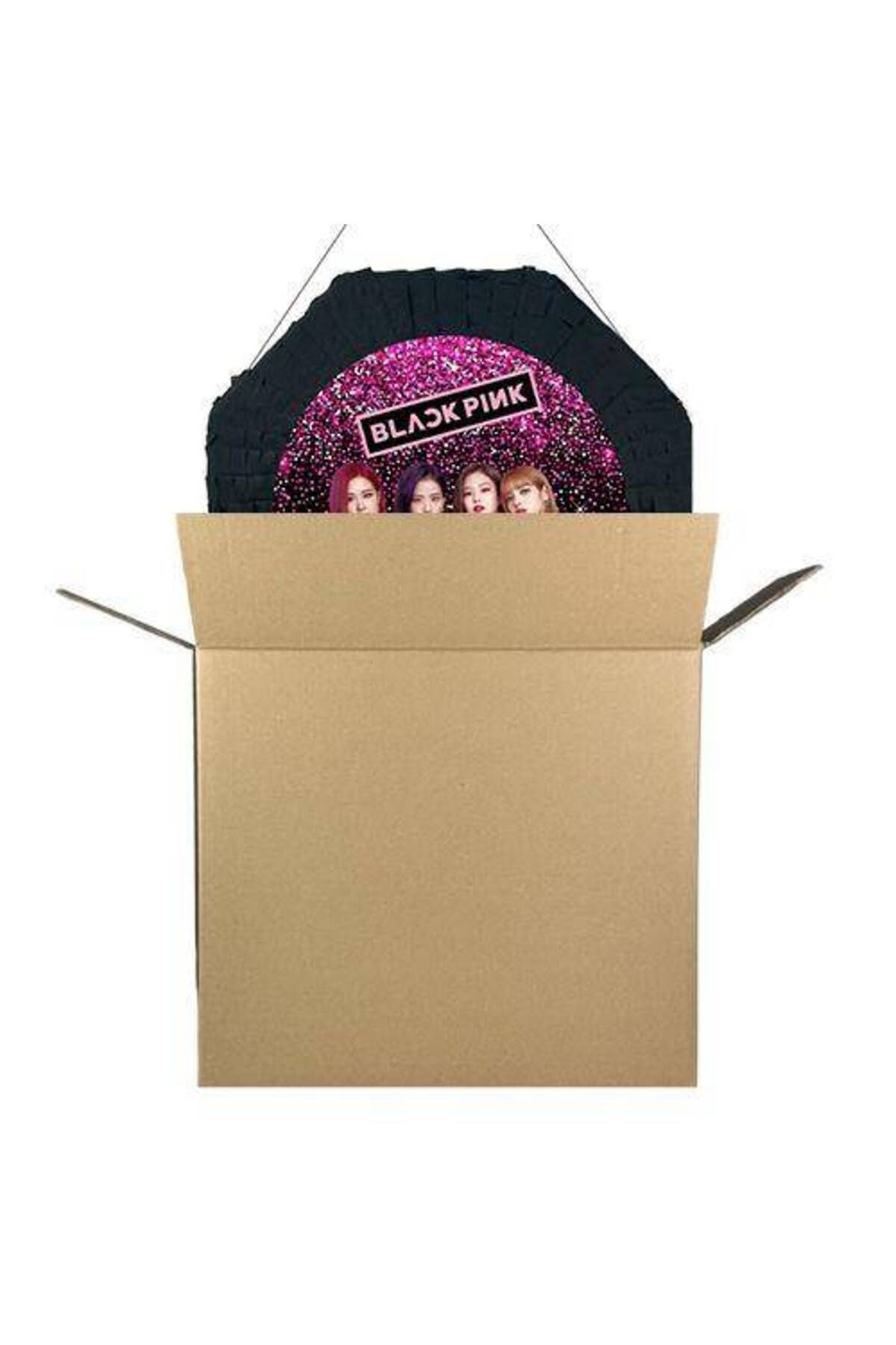 Black Pink Pinyata 42 cm + Sopası