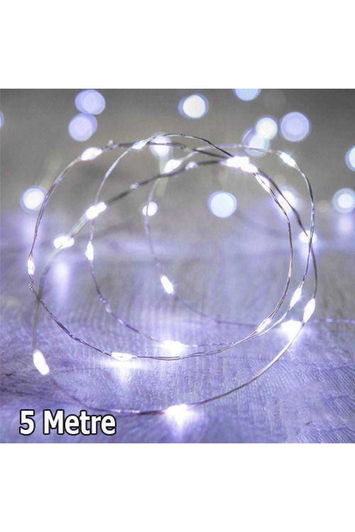 5 Metre Beyaz Peri Led Işık