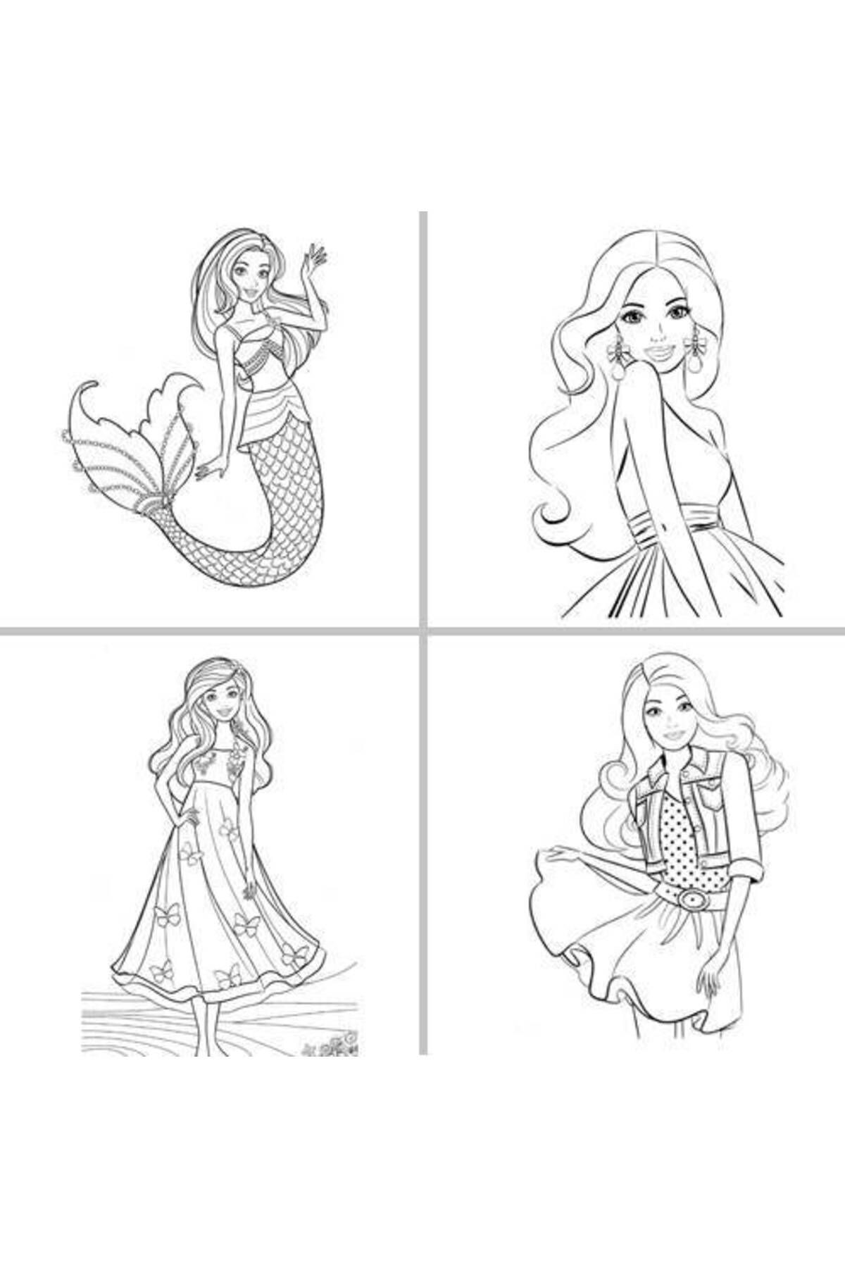 Barbie Boyama Kitabı Stickerlı (16 Sayfa)
