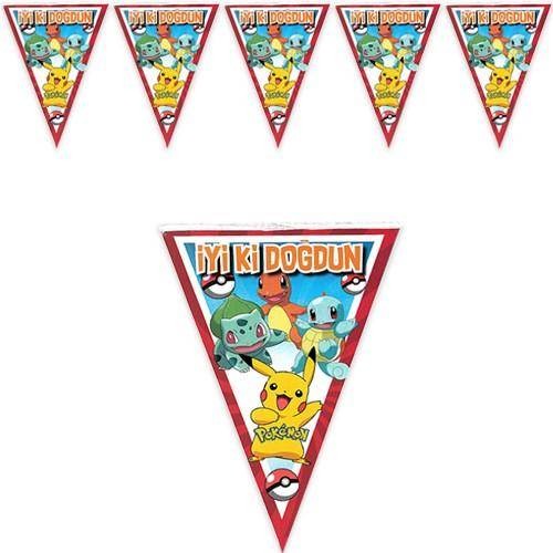 Pokemon Flama Bayrak 2 Metre