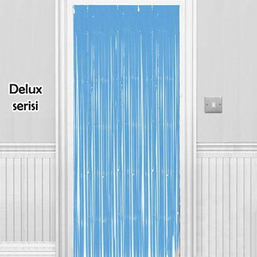 Soft Duvar ve Kapı Perdesi Açık Mavi 100*220 cm