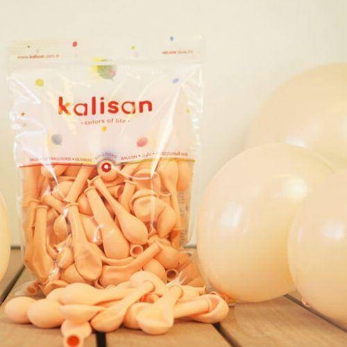 6 inç Makaron Balon Somon 20 Adet