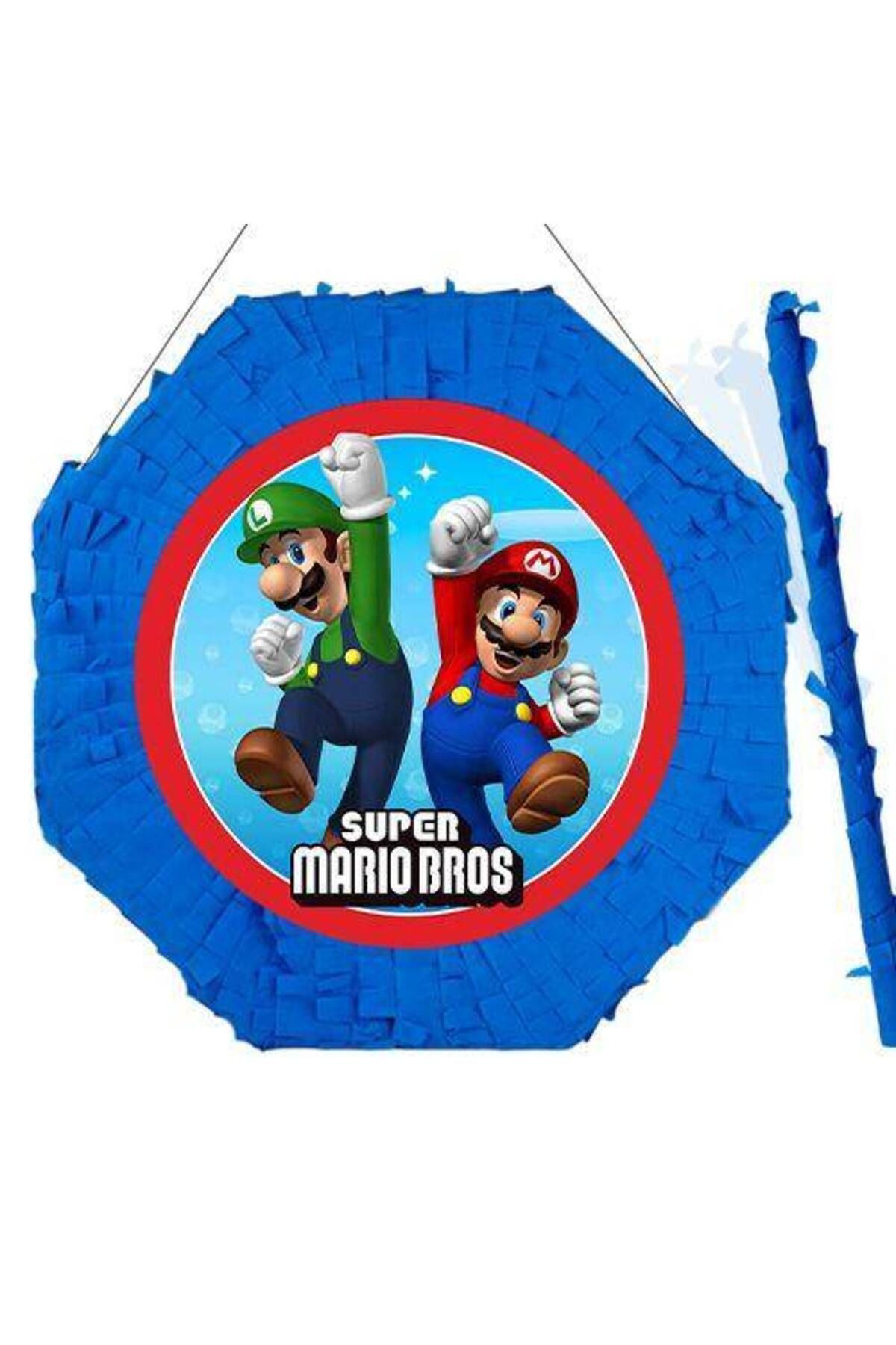 Süper Mario Pinyata 42 Cm + Sopası