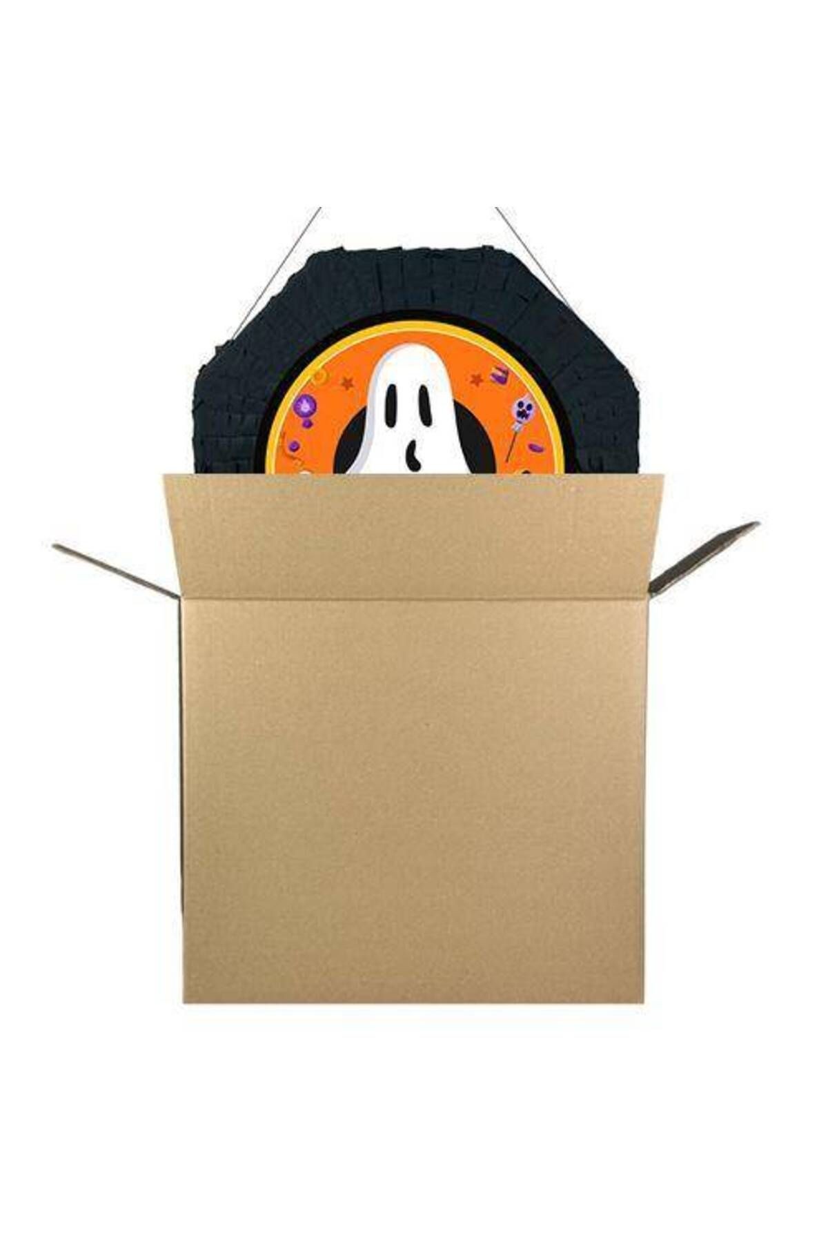 Cadılar Bayramı Hayalet Pinyata 42 Cm + Sopası