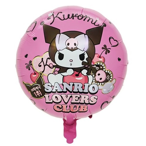 Kuromi Temalı Pembe Folyo Balon 45 cm