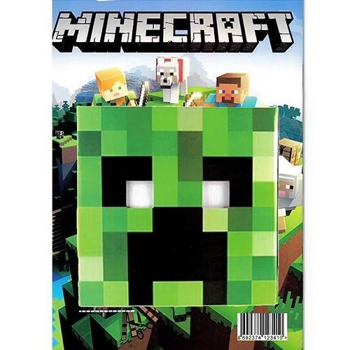 Minecraf Stickerlı 16 Sayfa Boyama Kitabı