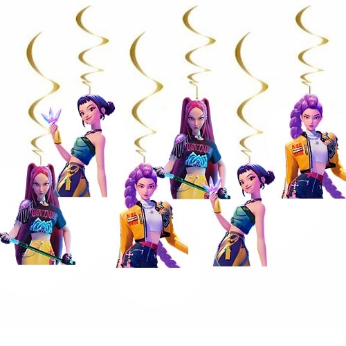 K-POP 6'lı Asma Tavan Süs