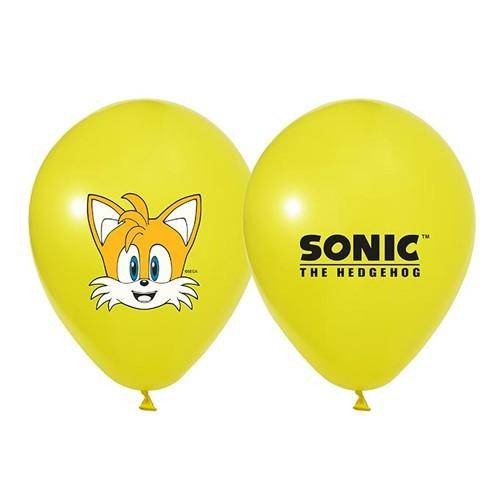 Sonic Boom Baskılı Balon 8 adet
