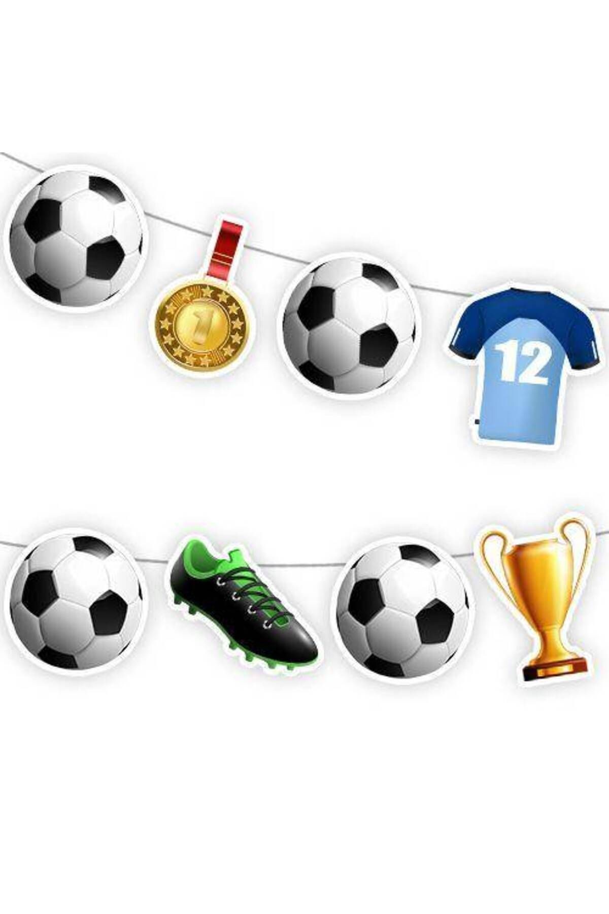 Futbol Temalı Dekoratif Banner 150x17 cm