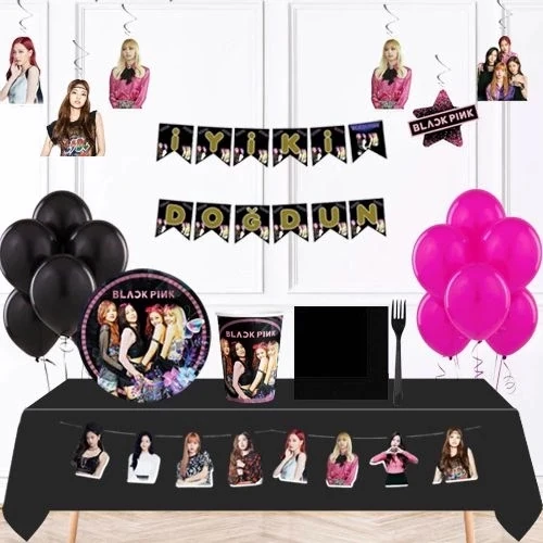 Black Pink 16 Kişilik Parti Seti