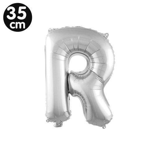 R - Harf Folyo Balon Gümüş (35 cm)