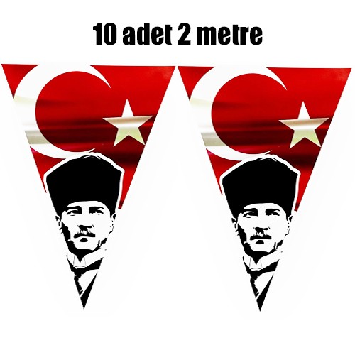 Atatürk Flama Bayrak 2 Metre