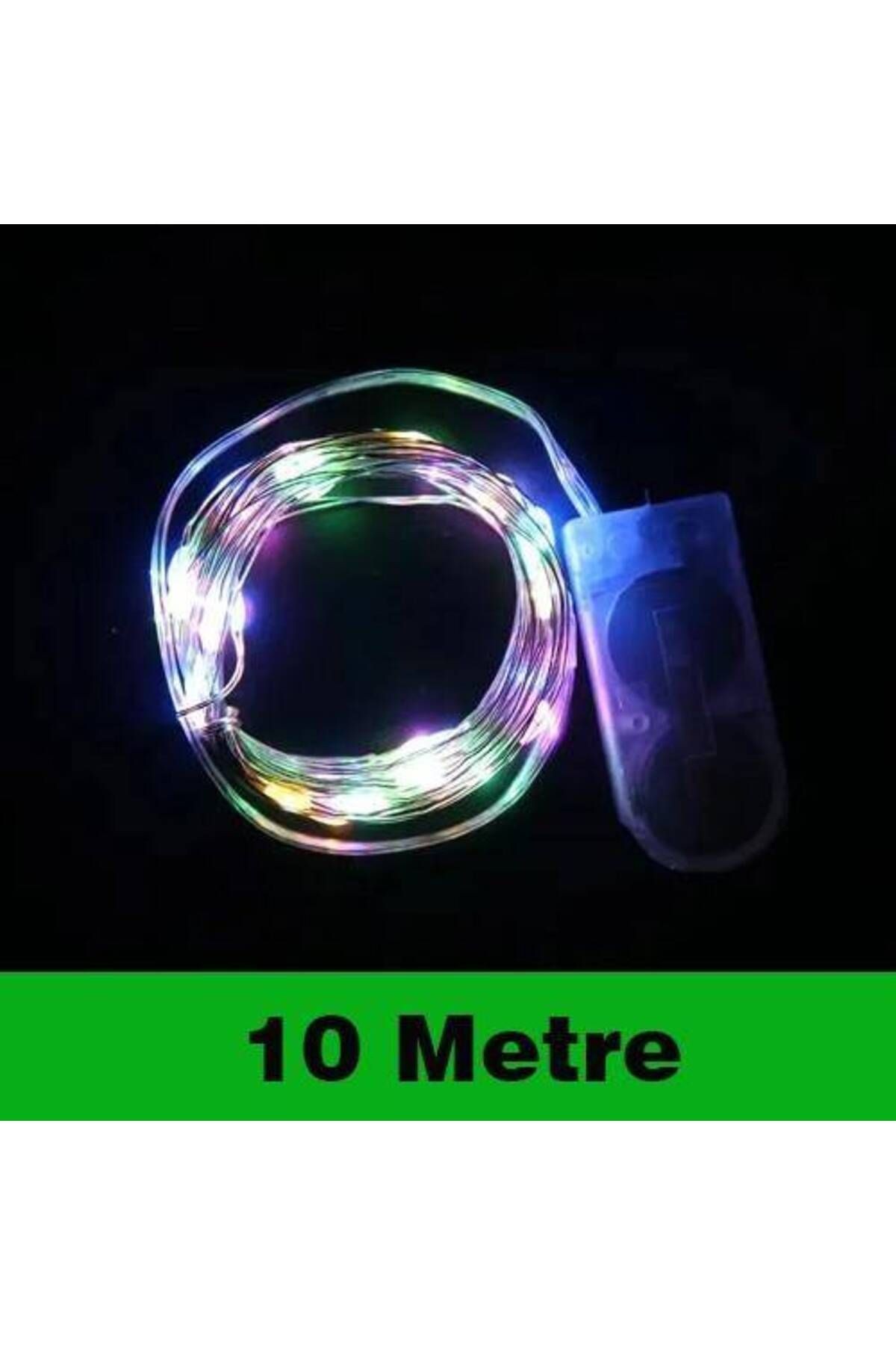 Kendinden Pilli Peri Led Işık 10 metre Karışık Renk 1 Adet