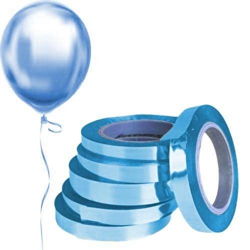 Balon İpi Metalize Açık Mavi Rafya 25 metre