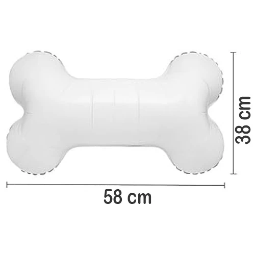 Beyaz Kemik Şekilli Folyo Balon 58*38 cm