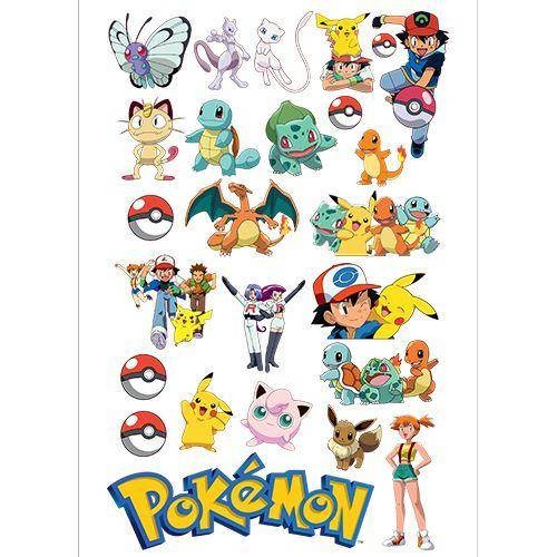 Pokemon Sticker Seti 33*48 cm