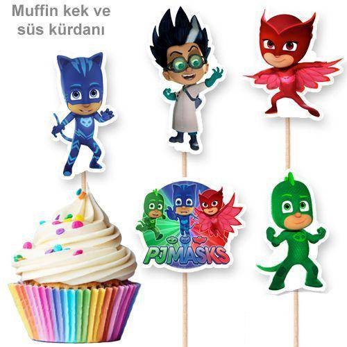 Pijamaskeliler Şekilli Kürdan (10 Adet)