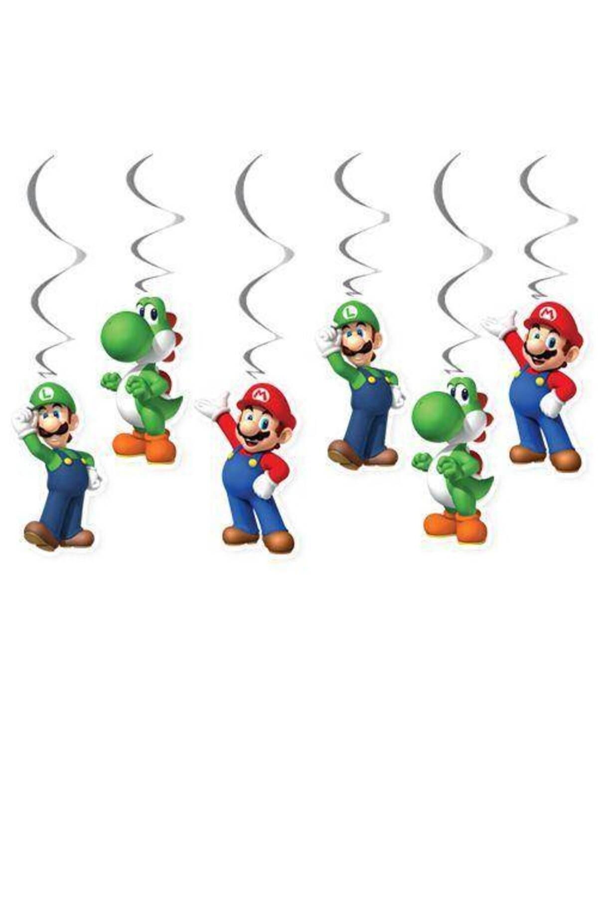 Süper Mario Tavan Süs 6 Adet