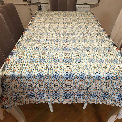 Ramazan Masa Örtüsü Çini Desenli 160*220 cm