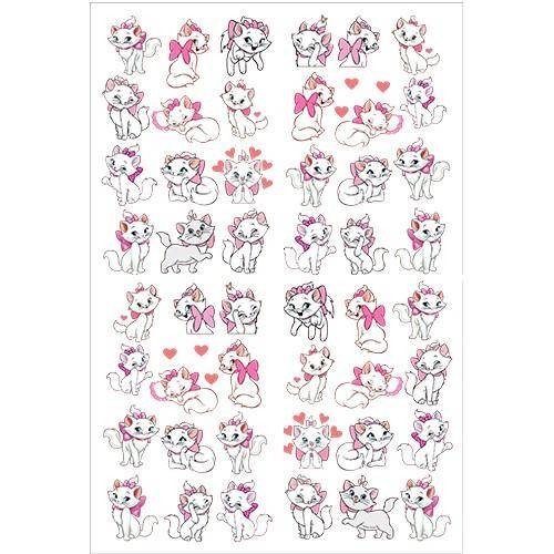 Pembe Kedi Sticker Seti 33*48 cm
