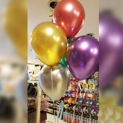 Pembe Krom Balon 5 Adet (30 cm)