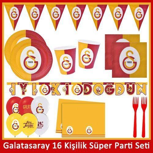 Galatasaray 16 Kişilik Süper Parti Seti