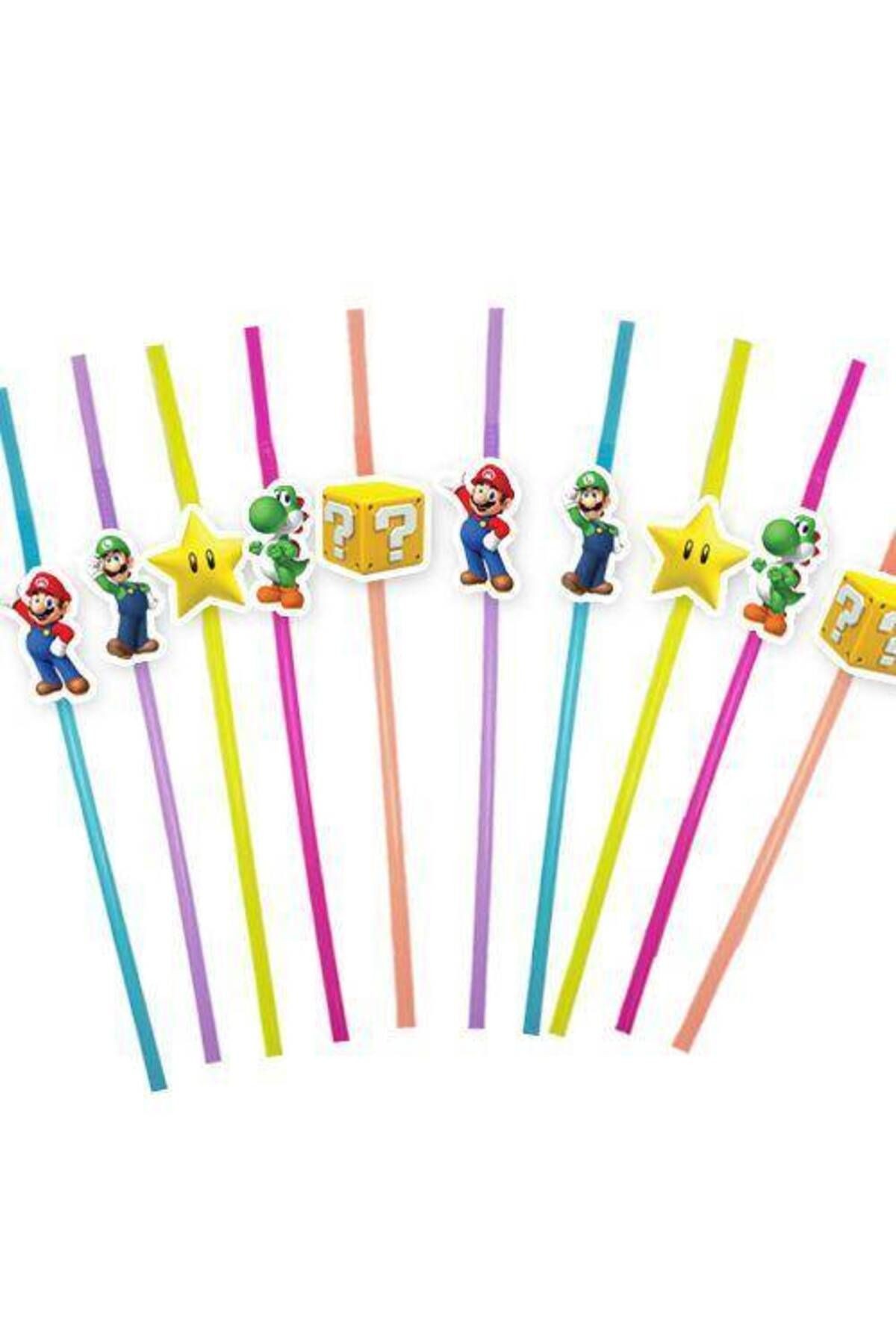 Süper Mario Artistik Pipet 10 Adet
