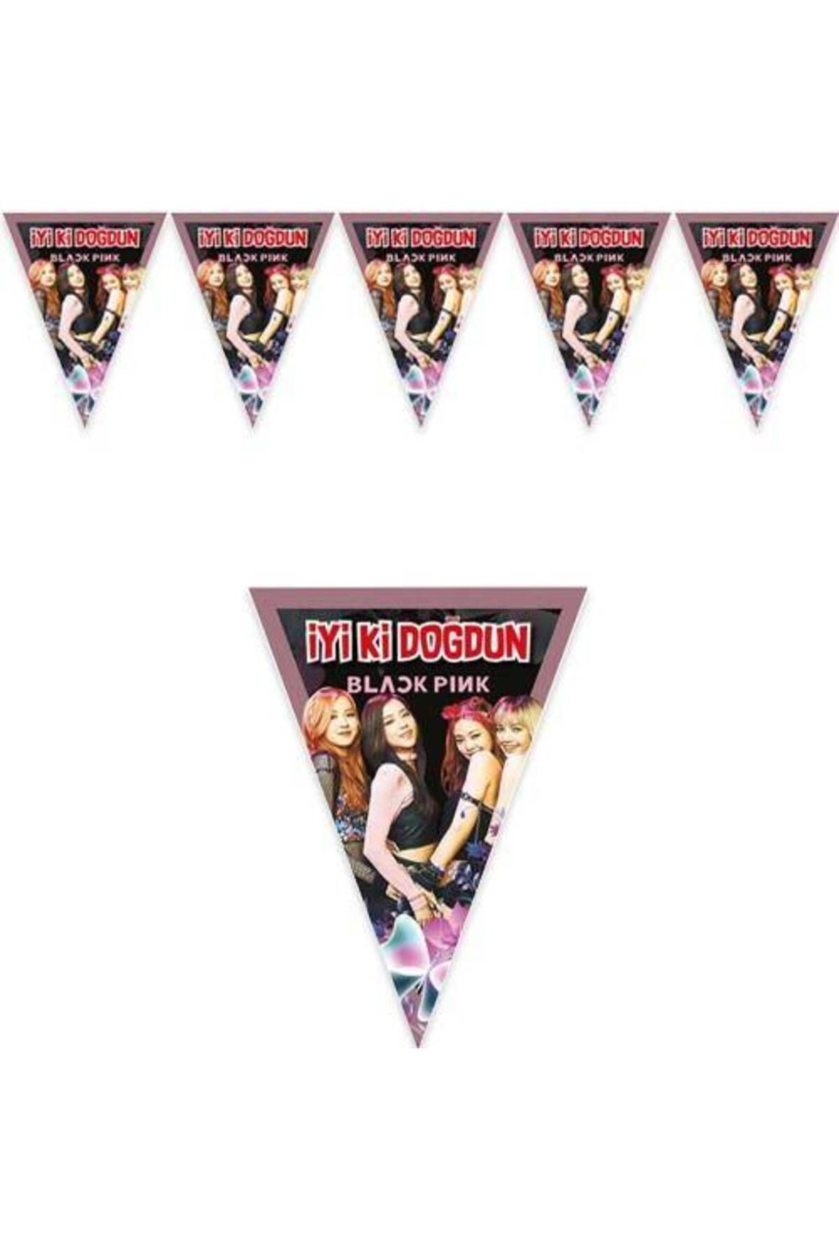Black Pink Flama Bayrak 2 Metre