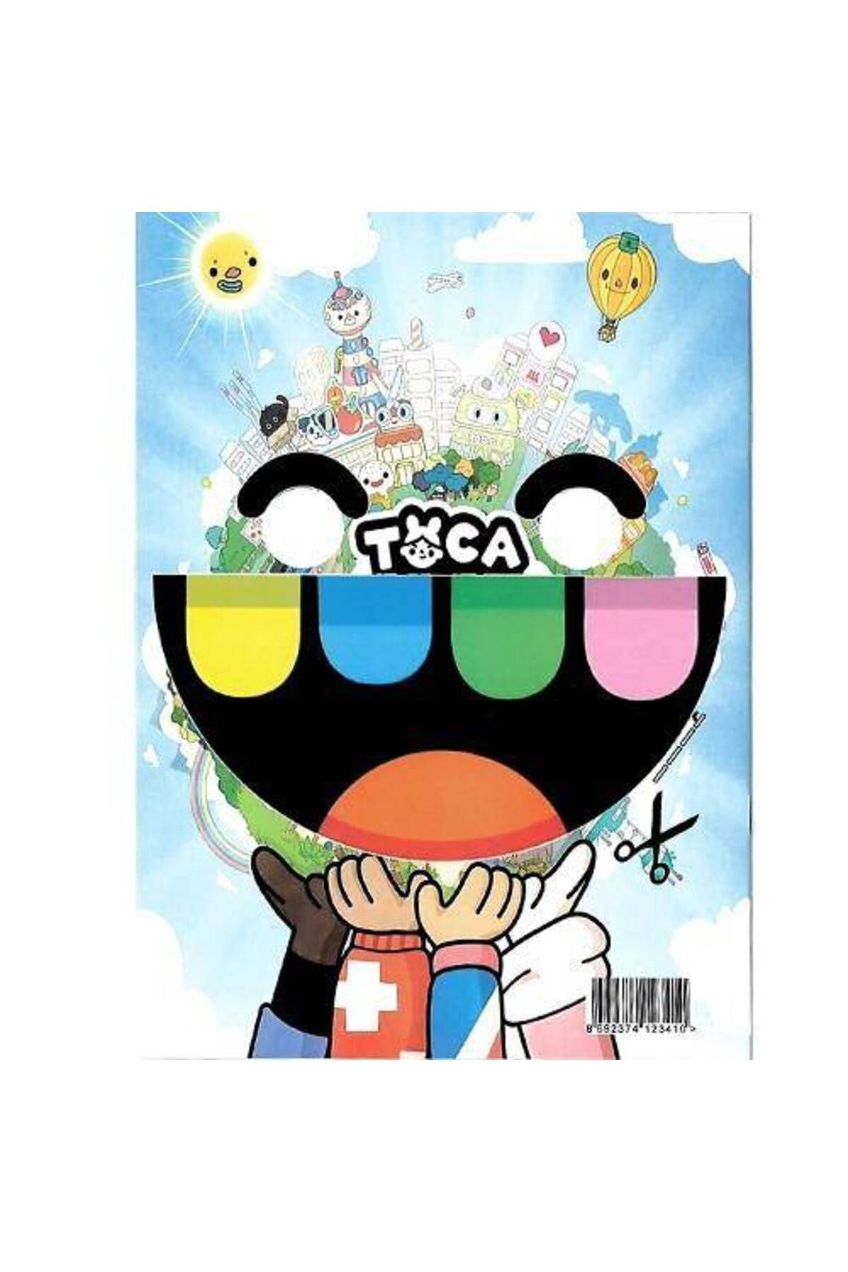 Stickerlı Toca Boca Boyama Kitabı (16 SAYFA)