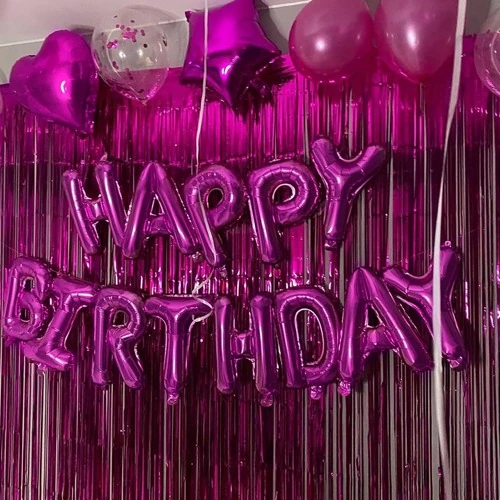 Happy Birthday Pembe Folyo Balon 35 cm