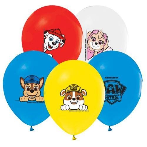 Paw Patrol Baskılı Balon 8 Adet