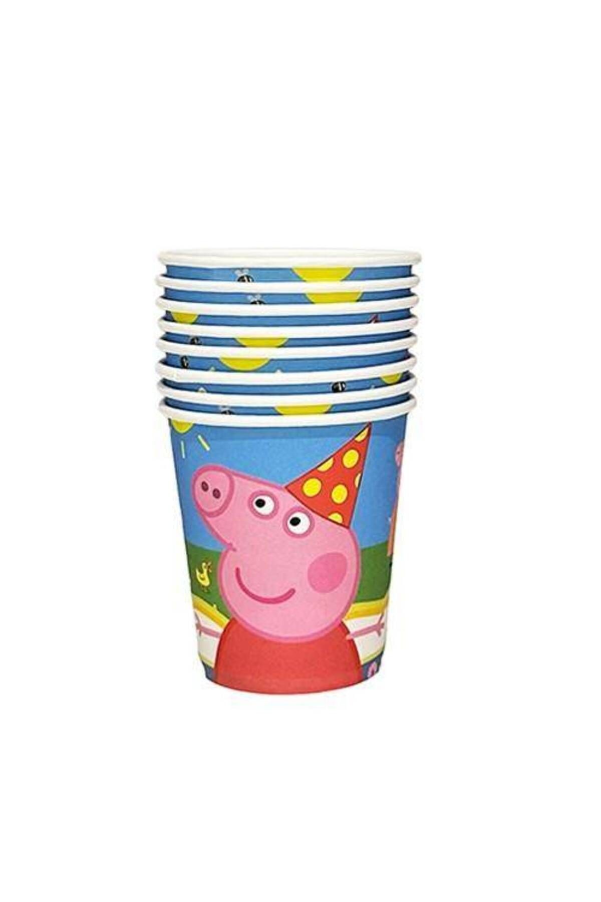 Peppa Pig Karton Bardak 8 Adet