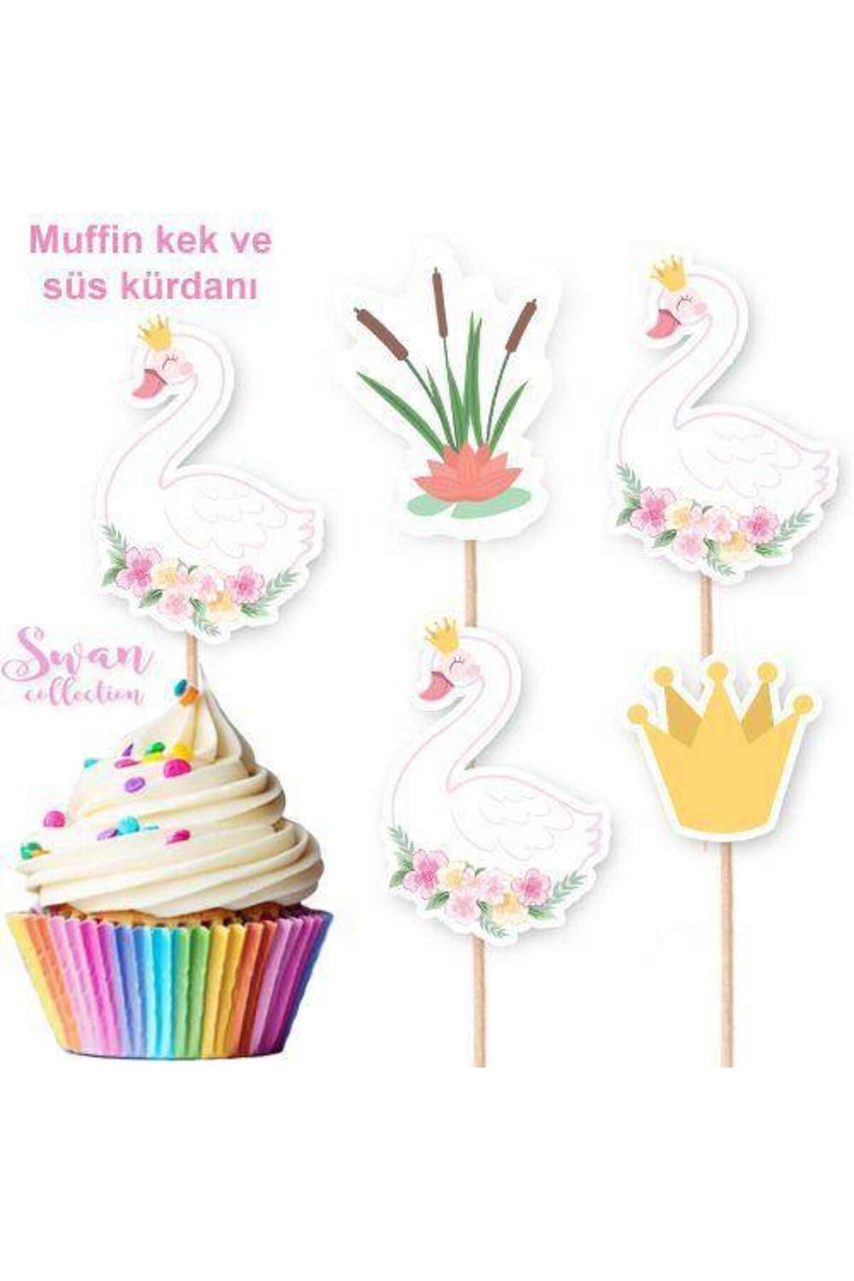 Kuğu Temalı Şekilli Kürdan 10 Adet