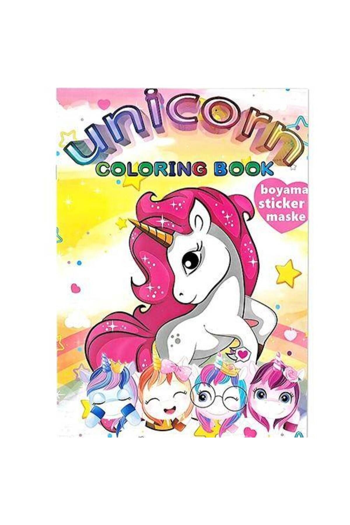 Stickerlı Unicorn Boyama Kitabı (16 SAYFA)