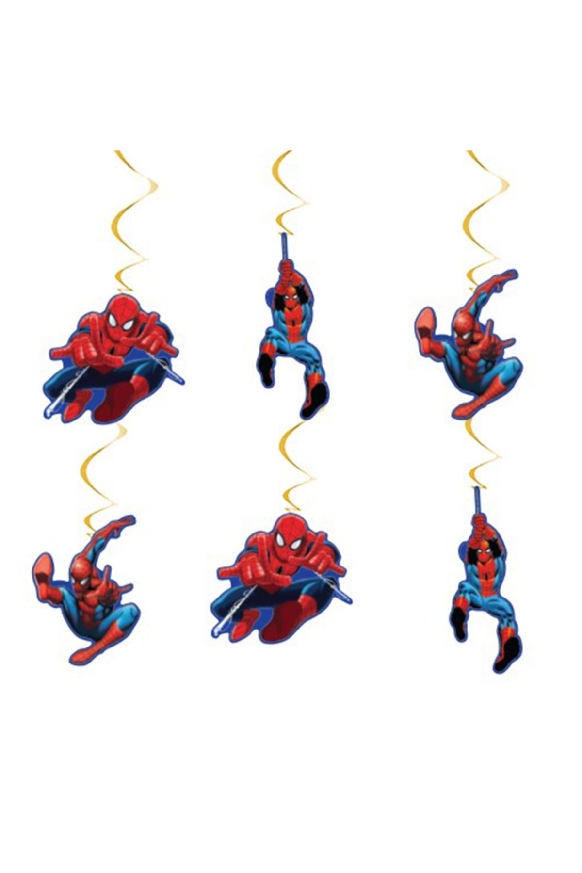 Spiderman Asmalı Tavan Süsü (6 ADET)