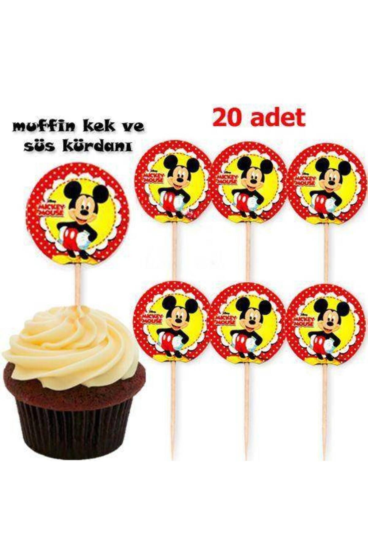 Mickey Mouse Kürdan (20 Adet)