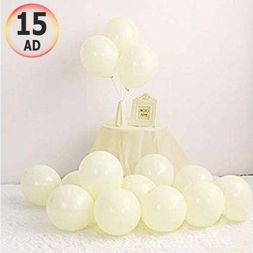Makaron Balon Sarı 15 Adet