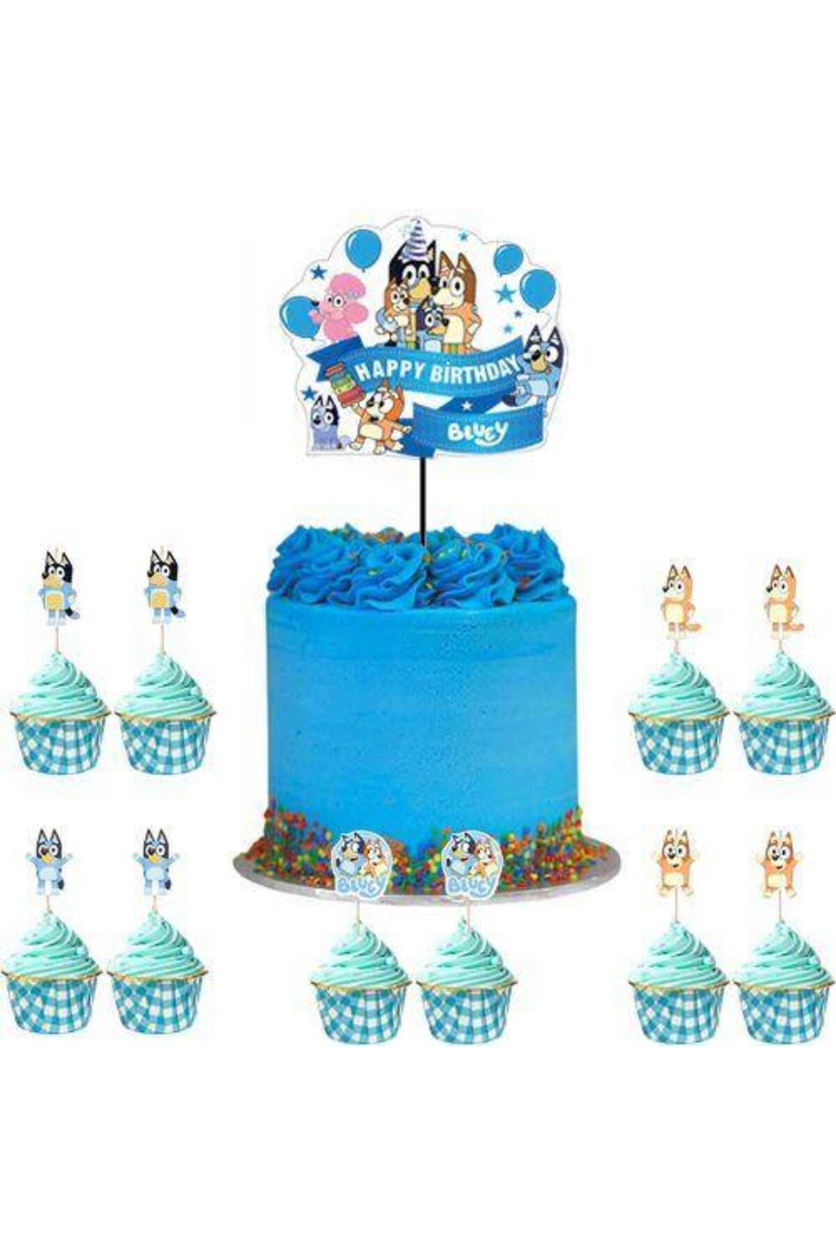 Bluey Cake Topper Set
