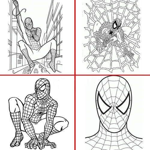 Spiderman Stickerlı 16 Sayfa Boyama Kitabı