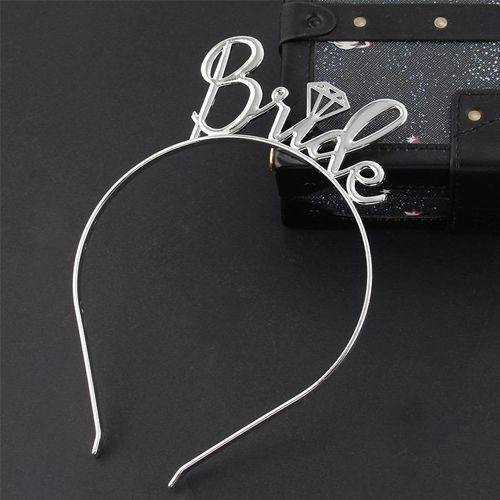 Bride Metal Taç Gümüş